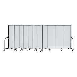 6' H Whiteboard Tackable Portable Partition -11 Panels