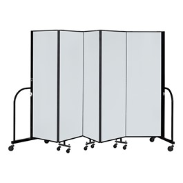 6\' H Whiteboard Tackable Portable Partition - 5 Panels