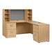 Norwood Series L-Shaped Workstation w/ Open Hutch