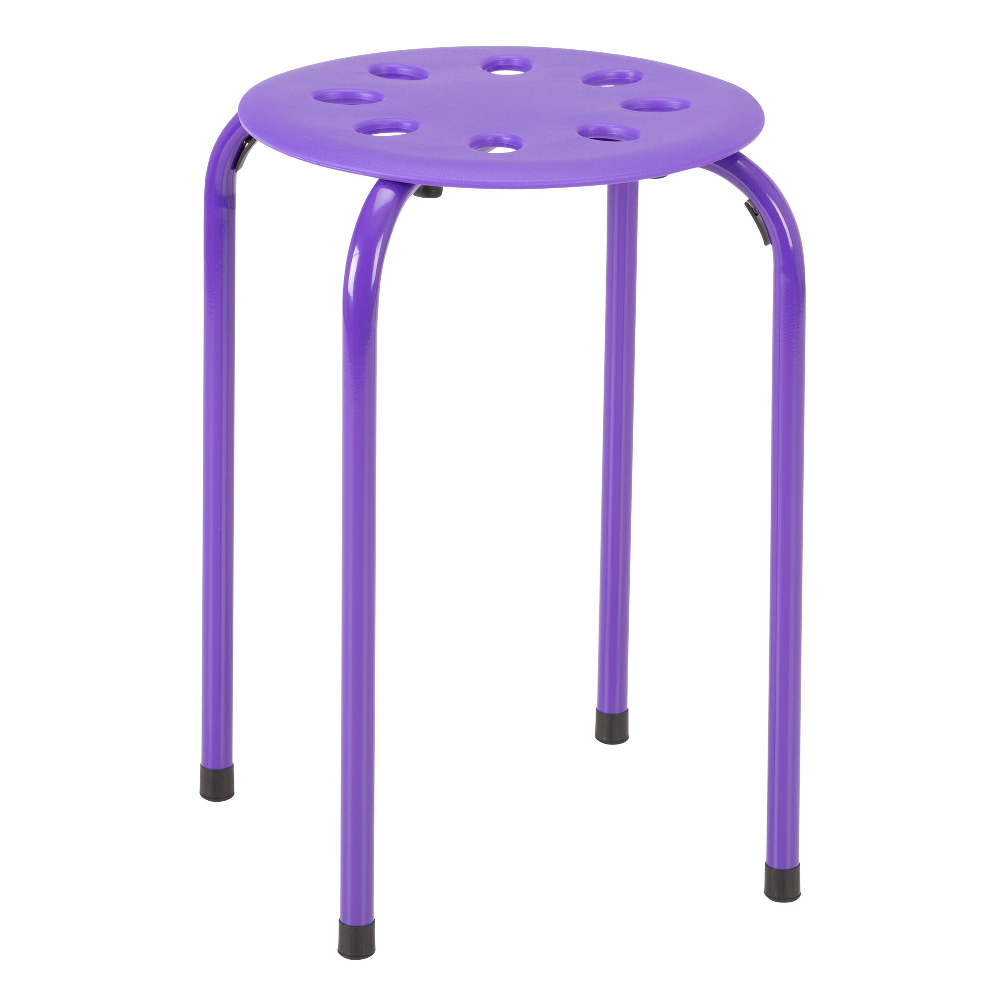 Norwood Commercial Furniture Assorted Color Plastic Stack Stool at School Outfitters