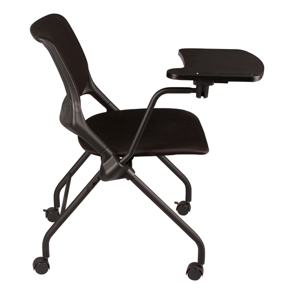 Learniture Upholstered Tablet Arm Nesting Chair at School Outfitters