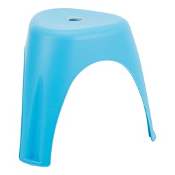 Assorted Color Indoor/Outdoor Plastic Stack Stool - Blue