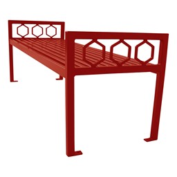 Evanston Series Bench w/o Back-Yhown ie Furniture\Nor-Yal1171-Red