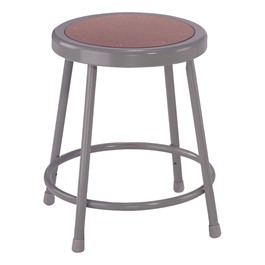 6200 Stool - Fixed Height (18\" H) - Gray frame