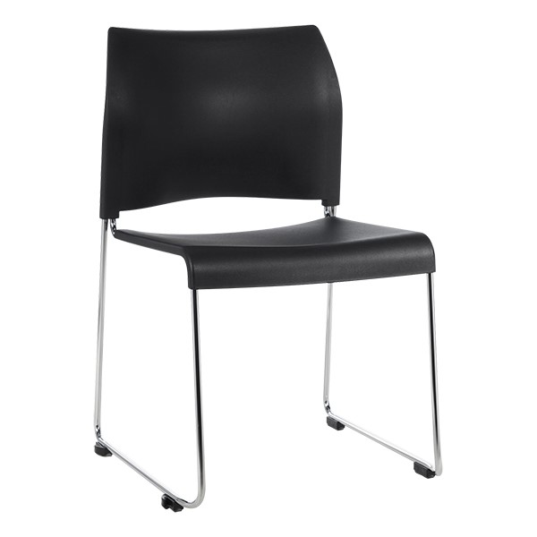 8800 Series Cafetorium Stack Chair - Black