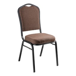 9300 Stack Chair - Chocolate/Black