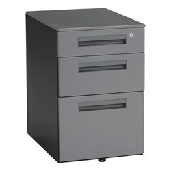 Mobile Pedestal Filing Cabinet W Three Drawers At School Outfitters