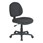 Work Smart Deluxe Ergonomic Task Chair w/o Arm Rests - Icon Black
