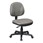 Work Smart Deluxe Ergonomic Task Chair w/o Arm Rests - Icon Gray
