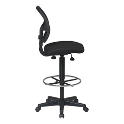 Work Smart Mesh Back Drafting Chair - Side view