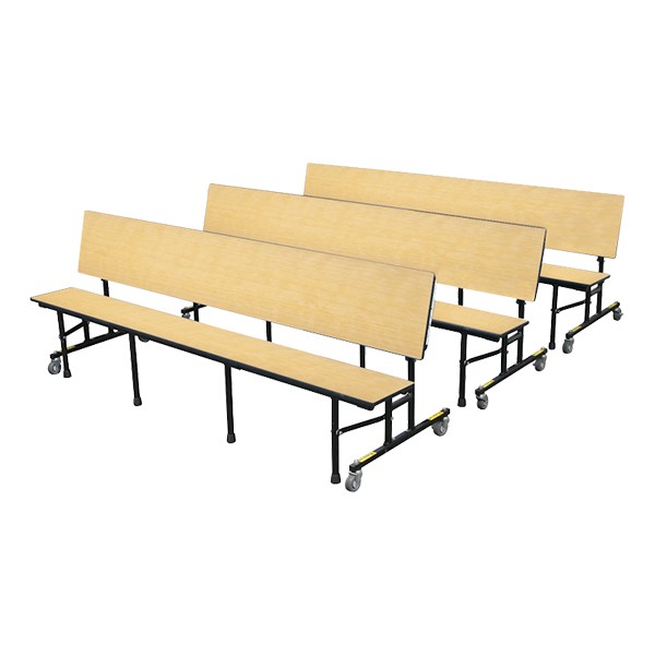 34M Series Mobile Convertible Bench Table - Bench Set Up