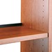 Flat Wood Shelf w/ Deflecta-Stop