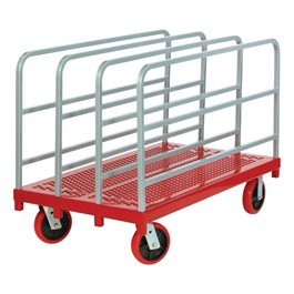 Heavy-Duty Panel Mover w/ Four Uprights - Four Swivel Casters