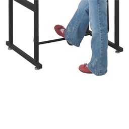 AlphaBetter Stand-Up Desk - Footrest shown