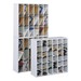 E-Z Stor Wood Mail Sorters - Shown w/ 36-compartment sorter in front - Two 18-compartment sorters are stacked in backround