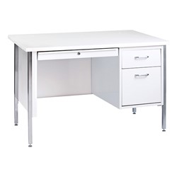 500 Series Single Pedestal Teacher Desk At School Outfitters