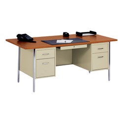 500 Series Double Pedestal Teacher Desk 36 D X 72 W At School