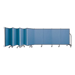 4\' H Wall-Mount Partition - 11 Panels