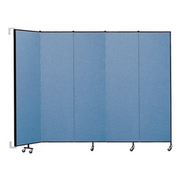 7\' 4\" H Wall-Mount Partition - 5 Panels