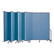 7' 4" H Wall-Mount Partition - Shown w/ Nine Panels