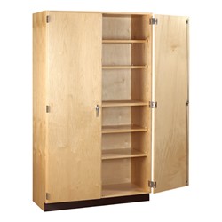Tall Wood Storage Cabinet 60 W X 22 D X 84 H At School Outfitters