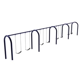 Arch Post Swing Set - Eight Seats (Four Bays)