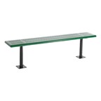 Standard Bench w/o Back - Shown w/ Round Perforations