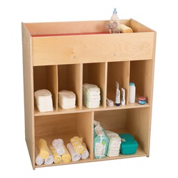Economy Daycare Changing Station w/ Shelves