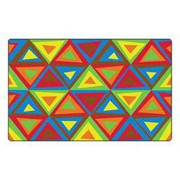 Dancing Triangles Rug - Soft™