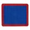 Solid Classroom Rug w/ Color Block Border - Rectangle - Blue/Red