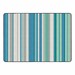Contemporary Color Striped Classroom Rug - Rectangle (6\' W x 8\' 4\" L)