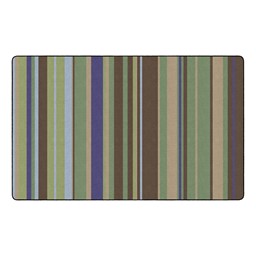 Natural Color Striped Classroom Rug