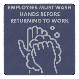 Employees Hand Wash Durable Rug - Square (6' W x 6' L)