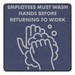 Employees Hand Wash Durable Rug - Square (6\' W x 6\' L)