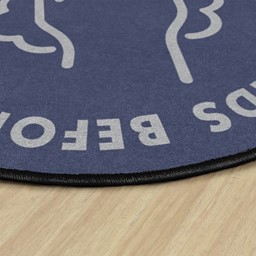 Employees Hand Wash Durable Rug - Round