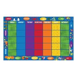 Days of the Month Rug (7\' 6\" W x 12\' L)