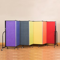 Rainbow Freestanding Portable Partition