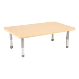 Classroom Floor Table - Maple Top