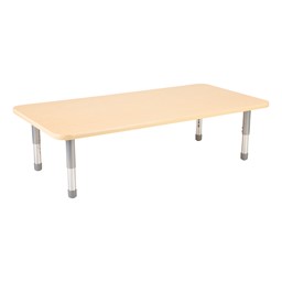 Classroom Floor Table - Maple Top