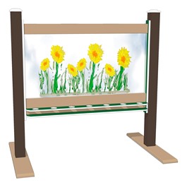 4\' Wide Outdoor Portable Paint Panel