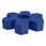 Foam Soft Seating Set - Single Height Asterisk Shape (16" H) - Blue