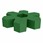 Foam Soft Seating Set - Single Height Asterisk Shape (16" H) - Green