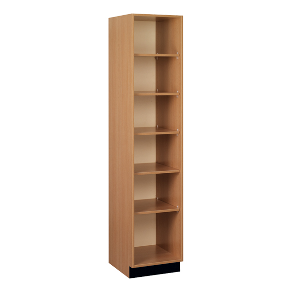 Stevens Industries Tall Storage Cabinet W Open Shelves At School Outfitters