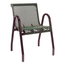 953 Series Outdoor Chair - Diamond Expanded Metal