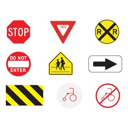 Trike Path Traffic Sign - No Trikes