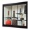 Harbor Series Recessed Wall Display Case - Shown w/ dark bronze frame & white back