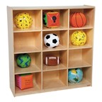 Big Cubby Storage w/ 12 Cubbies - Accessories not included